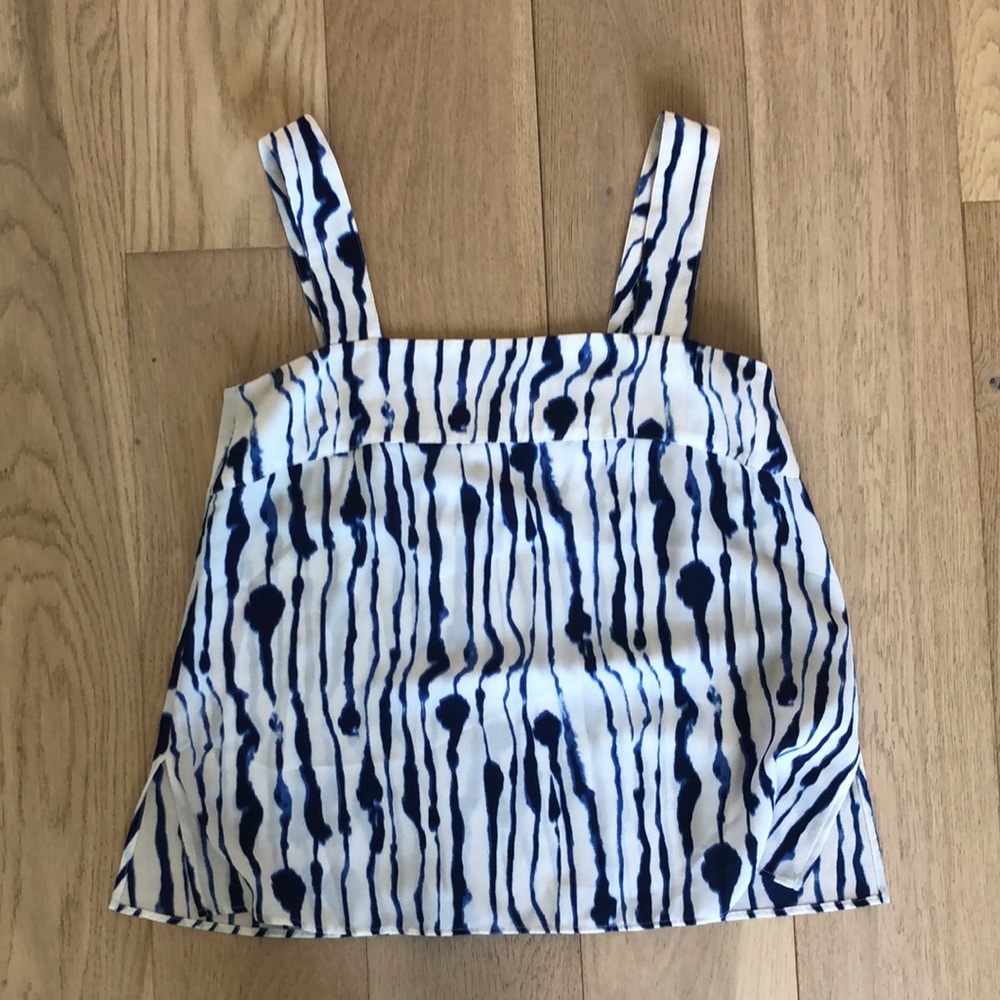 H&M square neck loose tank top